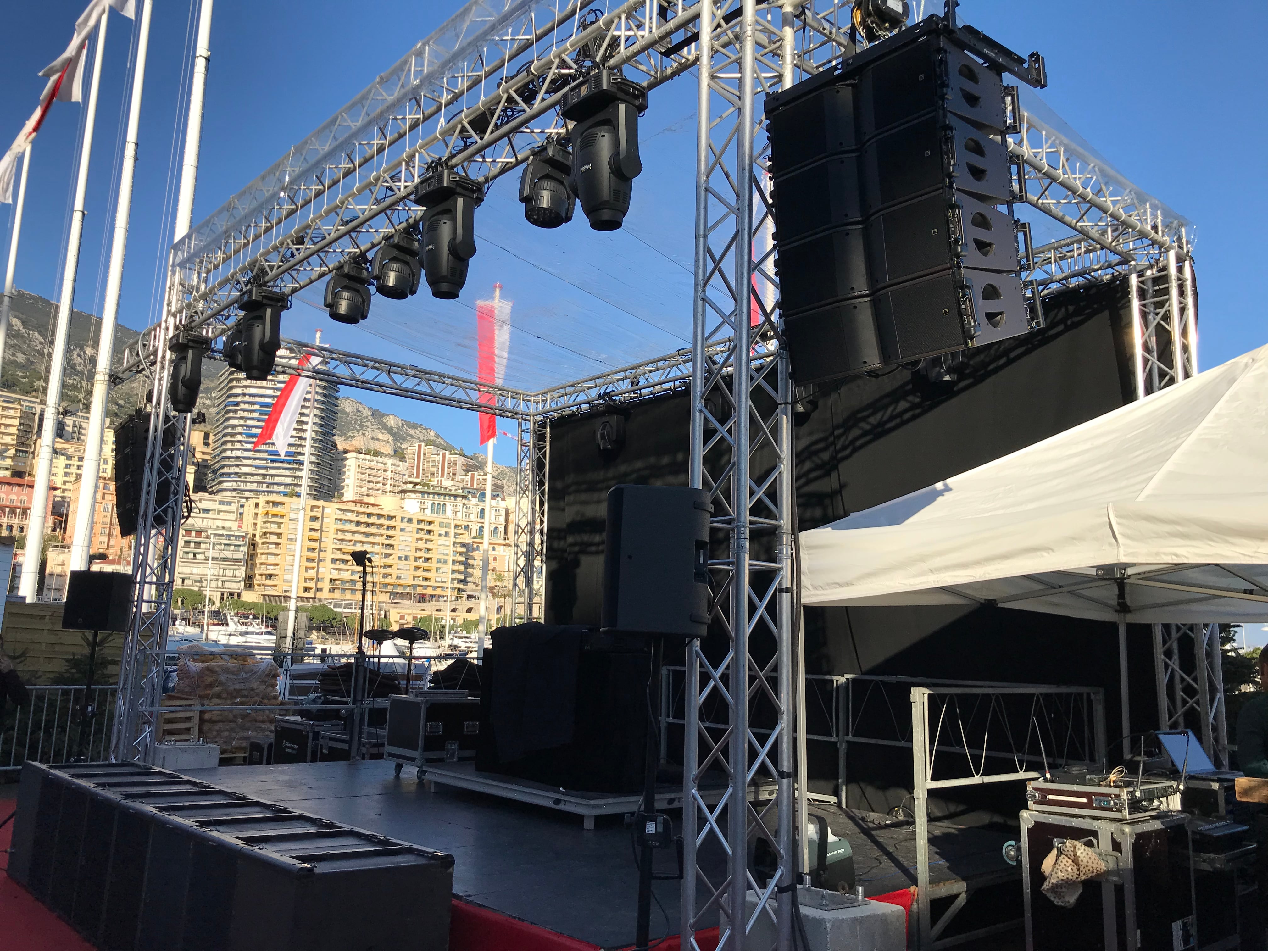 Structure événementielle Monaco